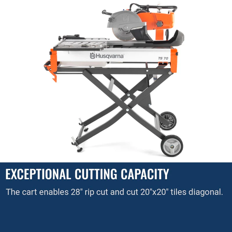 Husqvarna TS 70 | Cart Tile Saw - Image 6