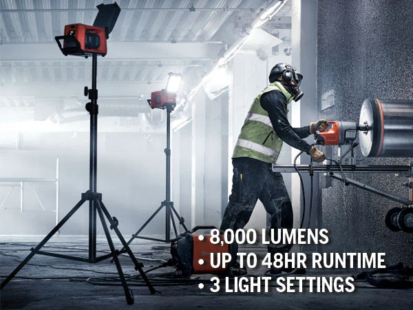 Husqvarna WL24 PACE Tower Light Kit + FREE WL 8i Worklight Kit - Image 8