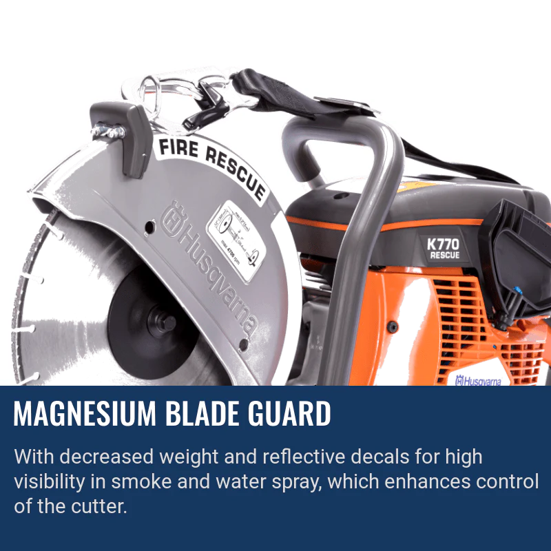 Husqvarna K770 Rescue Saw + FREE FR3 Diamond Blade + FREE Ironclad Gloves - Image 5