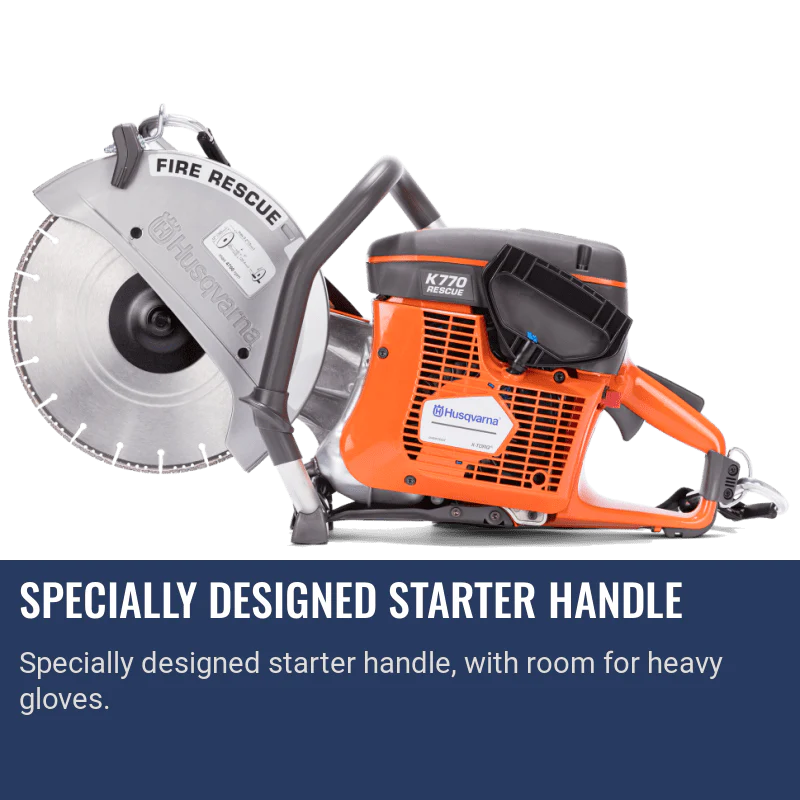 Husqvarna K770 Rescue Saw + FREE FR3 Diamond Blade + FREE Ironclad Gloves - Image 6