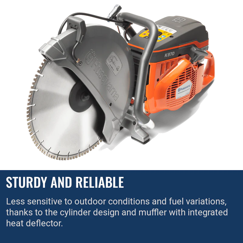Husqvarna K970 Concrete Saw - Gas - Image 3