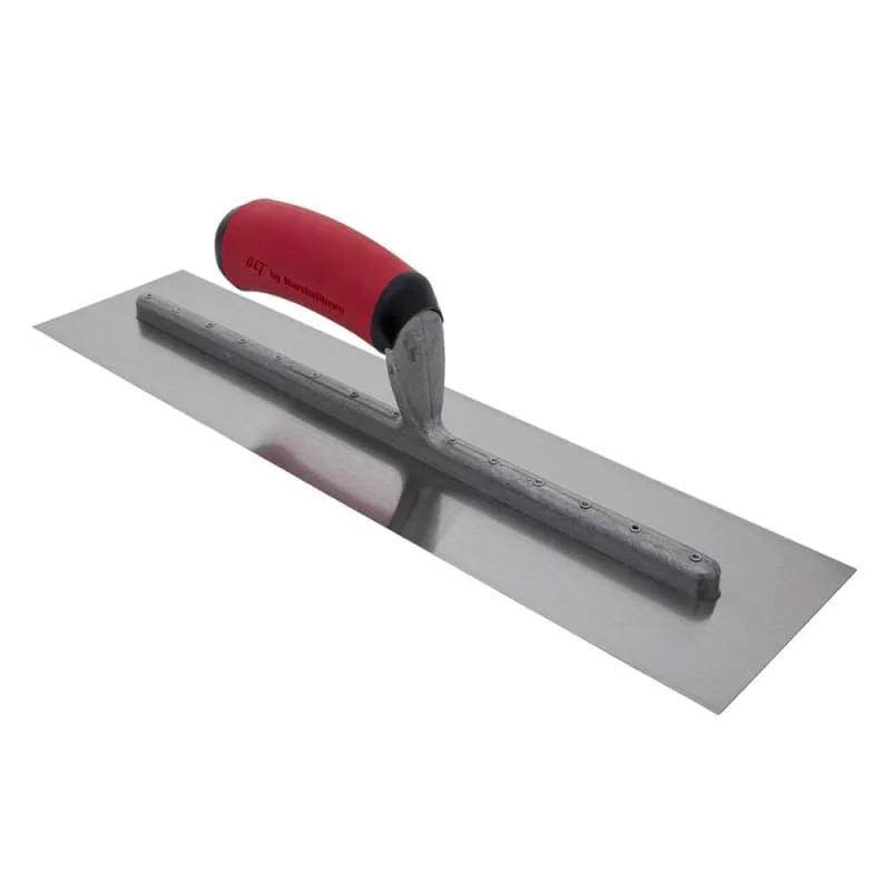 MARSHALLTOWN® QLT Finishing Trowel | Carbon Steel Blade Material | Riveted Blade Mounting | 16 In. L x 4 In. W | Soft Grip Handle - Image 3