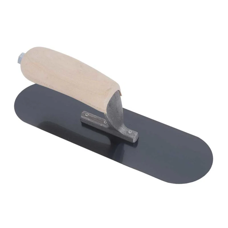 Marshalltown QLT Pool Trowel Blue Steel | 10 X 3 | Wood Handle - Image 3