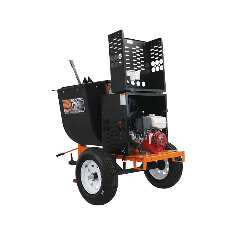 Brave Mortar Mixer | 8 Cu. Ft. Poly Drum | Honda GX239 Gas - Image 10