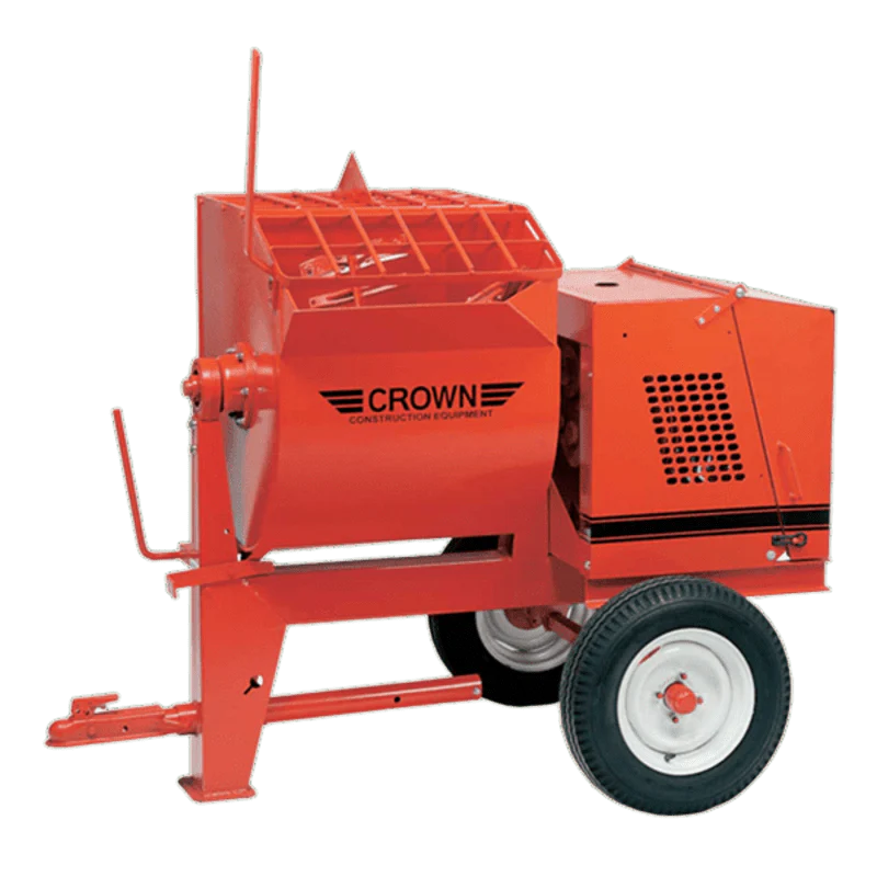 8 Cu Ft Mortar/Plaster Mixer Baldor Electric Motor | Highway Towable - Image 2