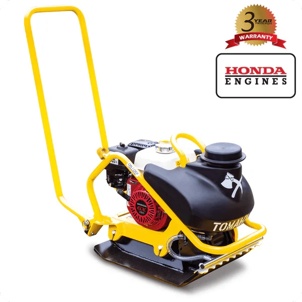5.5 HP Honda Vibratory Plate Compactor for Asphalt Aggregate Soil Compaction W/ Free Vibration Impact Ironclad Gloves - Image 4
