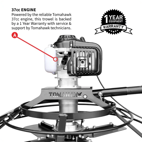 Power Trowel - 30" - Tomahawk Power 2.47Hp - 70 Rpm - Image 3