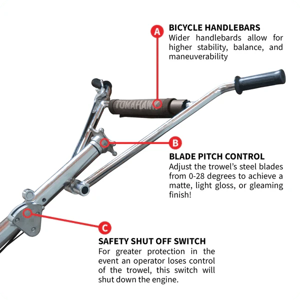 Power Trowel - 46" - Kohler 14Hp - 120 Rpm - Image 3