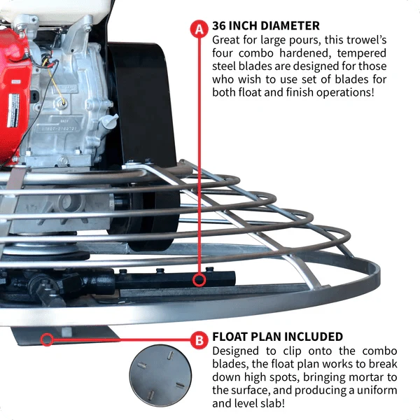Power Trowel Concrete For Smooth Finishes - Image 4