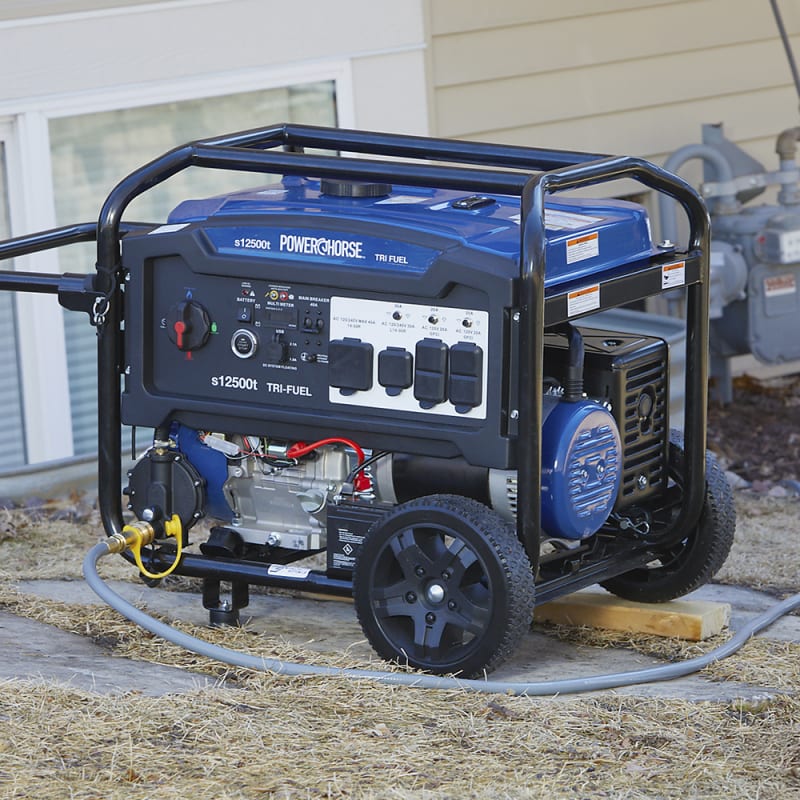 Powerhorse Generator | 12,500 Surge Watt | Tri Fuel | Electric Start - Image 4
