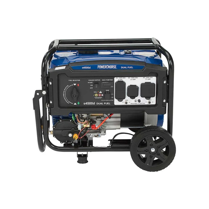 Powerhorse Generator | 4500 Surge Watt | Dual Fuel | Recoil Start - Image 12