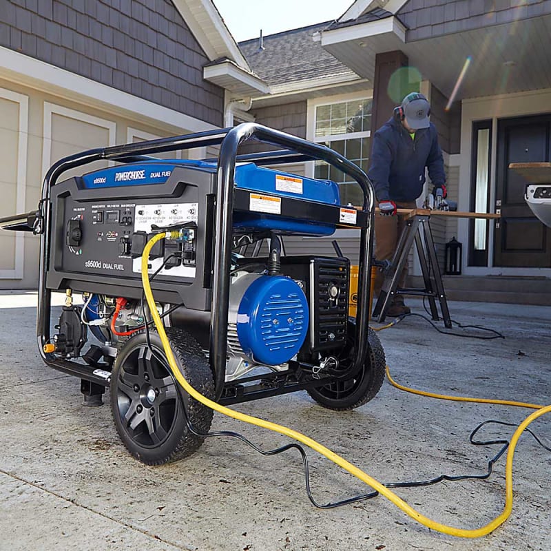 Powerhorse Generator | 9500 Surge Watt | Dual Fuel | Electric Start - Image 11