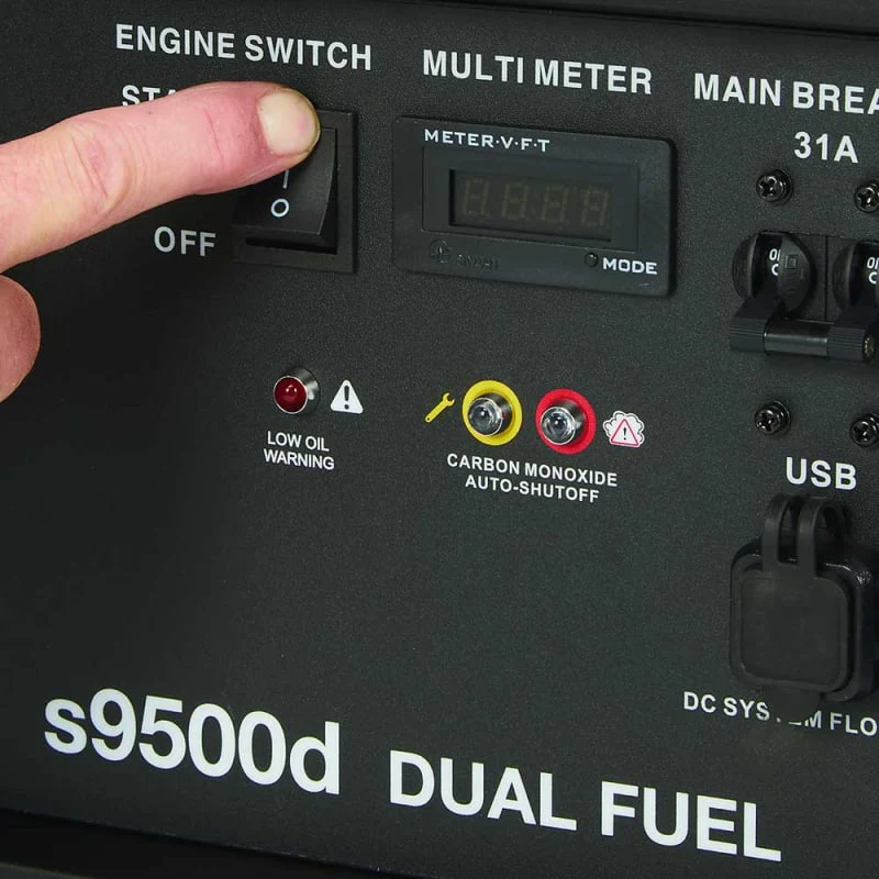 Powerhorse Generator | 9500 Surge Watt | Dual Fuel | Electric Start - Image 9