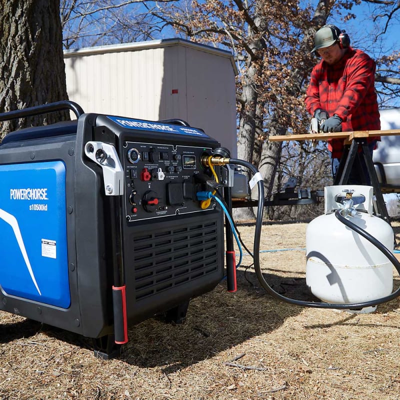 Powerhorse Inverter Generator | 10,500 Surge Watt | Dual Fuel | Electric Start - Image 5