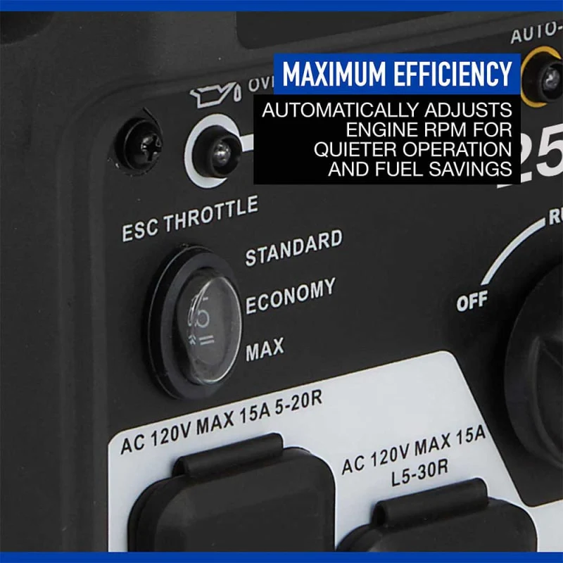 Powerhorse Inverter Generator | 2500 Surge Watt | Recoil Start - Image 10