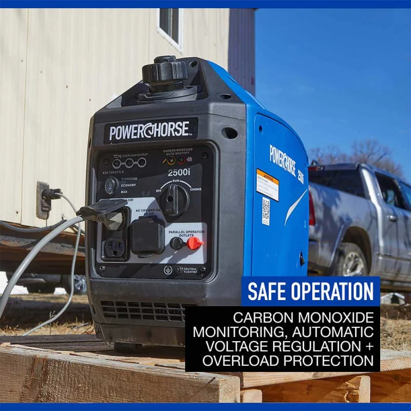 Powerhorse Inverter Generator | 2500 Surge Watt | Recoil Start - Image 11