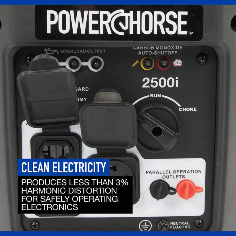 Powerhorse Inverter Generator | 2500 Surge Watt | Recoil Start - Image 12