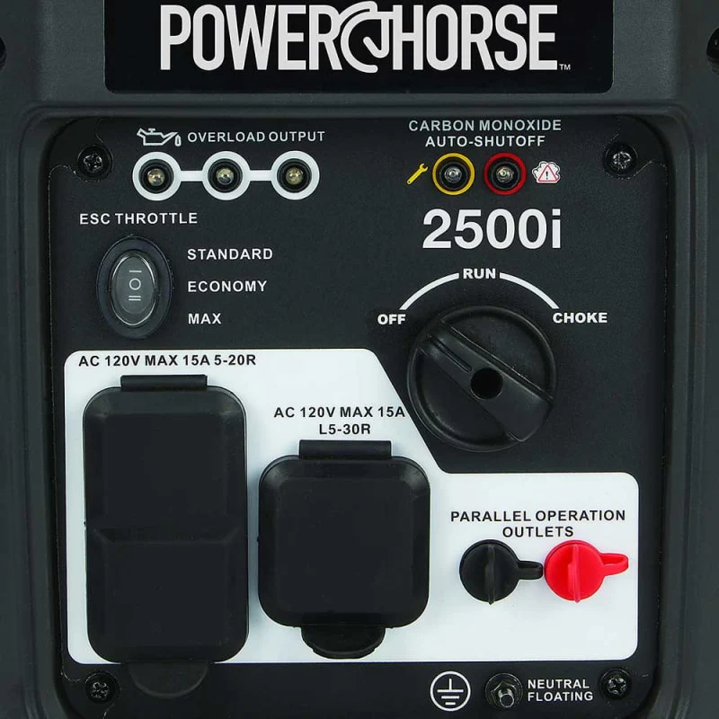 Powerhorse Inverter Generator | 2500 Surge Watt | Recoil Start - Image 14