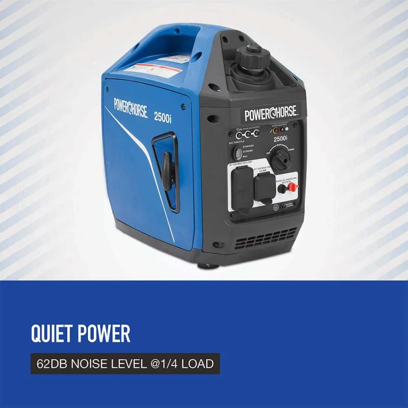 Powerhorse Inverter Generator | 2500 Surge Watt | Recoil Start - Image 9