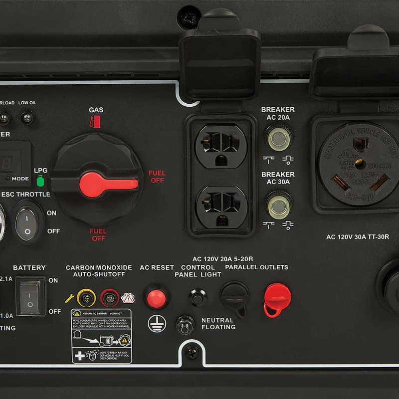 Powerhorse Inverter Generator | 5000 Surge Watt | Dual Fuel | Electric Start - Image 3