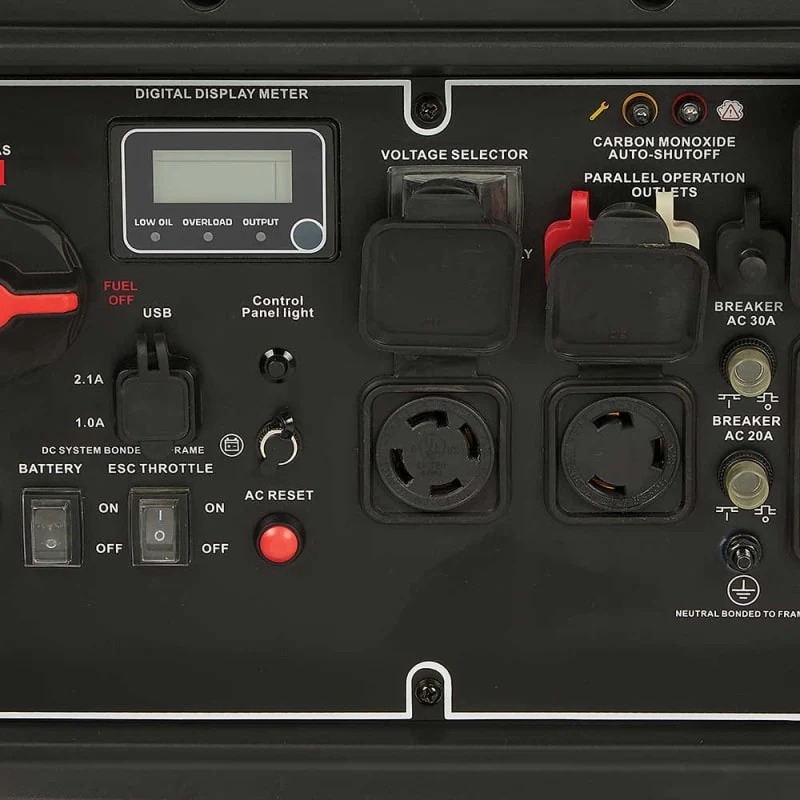 Powerhorse Inverter Generator | 8000 Surge Watt | Dual Fuel | Electric Start - Image 3