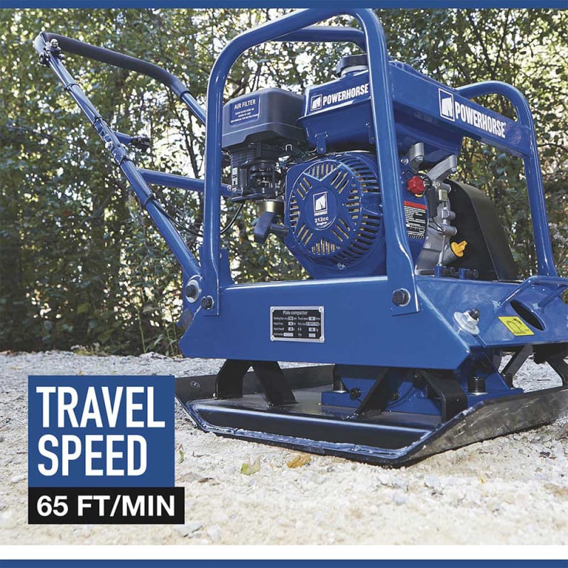 Powerhorse Plate Compactor | Single-Direction | 212cc - Image 15