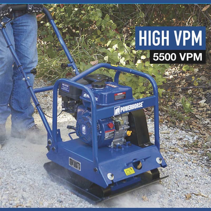 Powerhorse Plate Compactor | Single-Direction | 212cc - Image 4