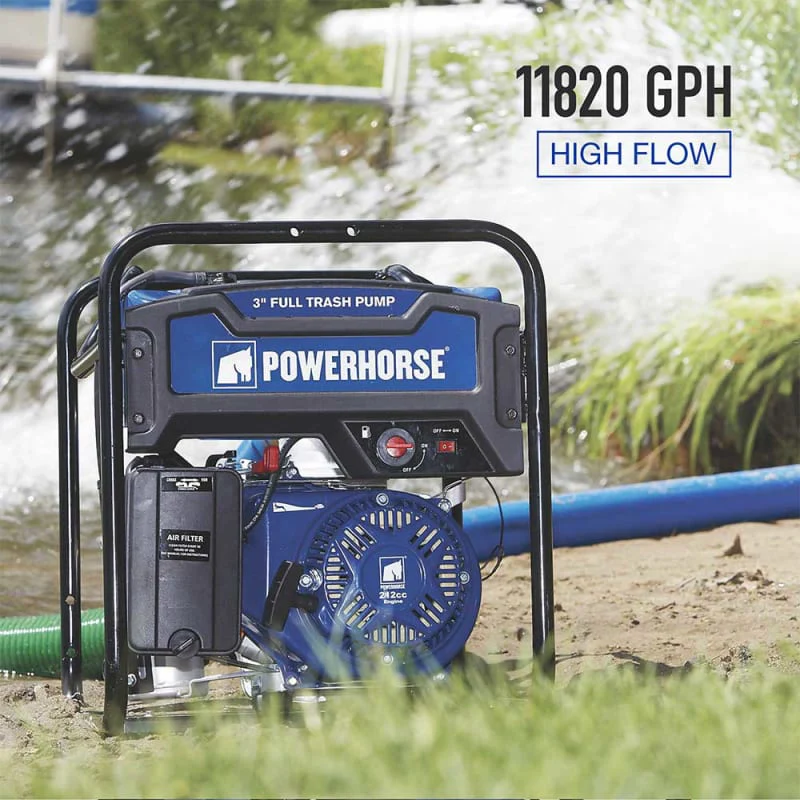 Powerhorse Trash Pump | Extended Run | 3 In. | 197 GPM - Image 12