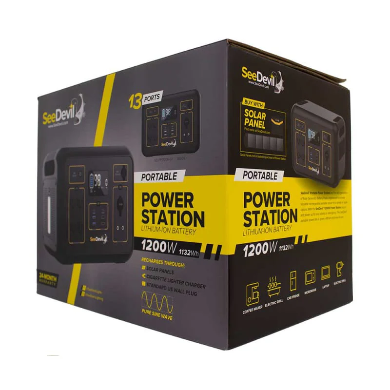 SeeDevil 1200W Portable Power Station | 1132Wh - Image 5