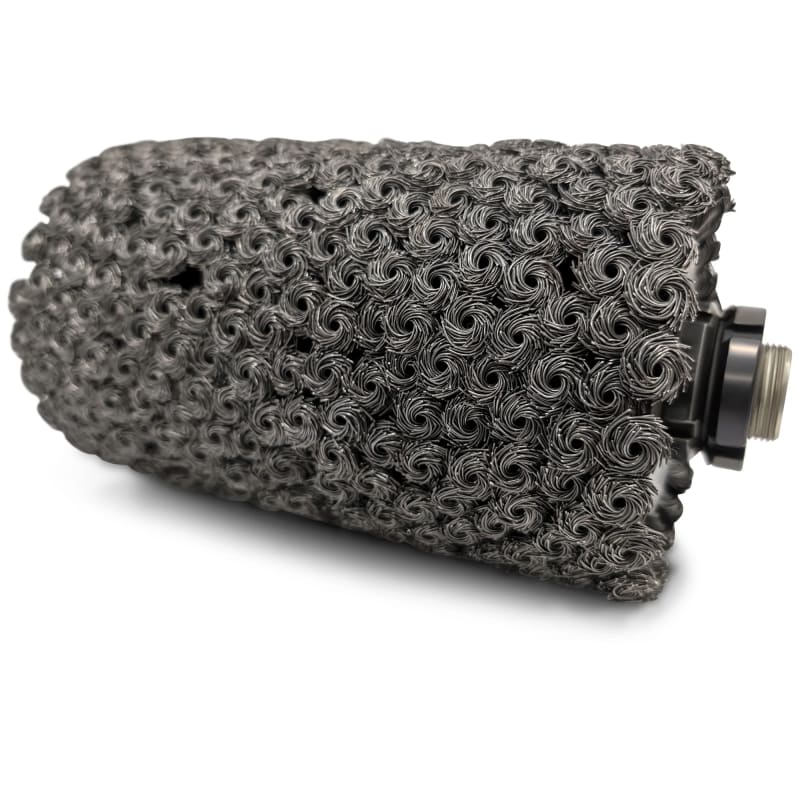 8-Inch Steel Wire Brush Drum Scarifier Attachment - Image 3