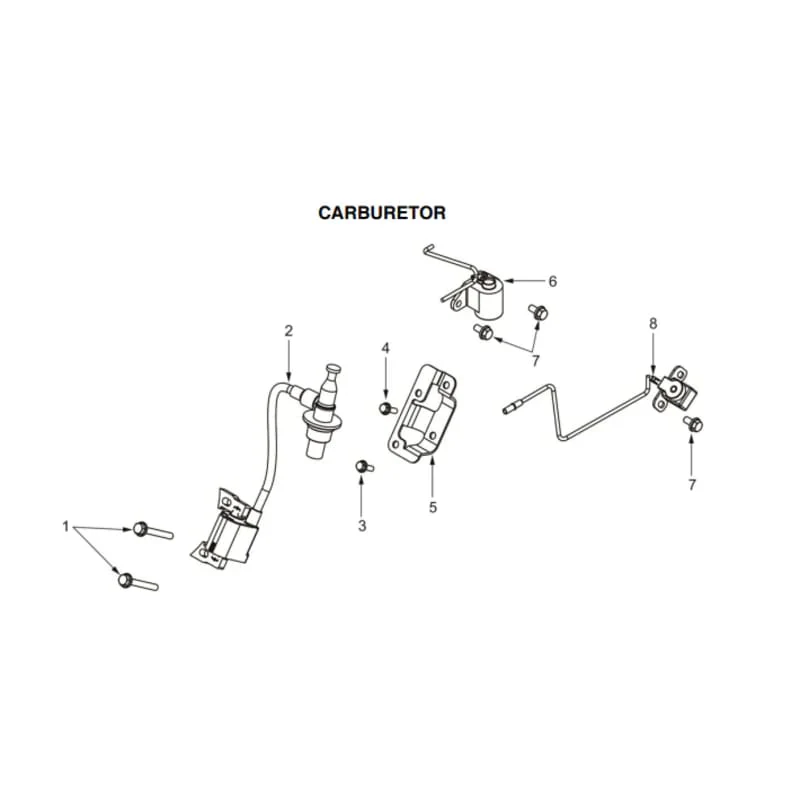 Carburetor for 2000 Watt Inverter Generator TG2000i (Part No. 2260.T48.C01V.00.00) - Image 2