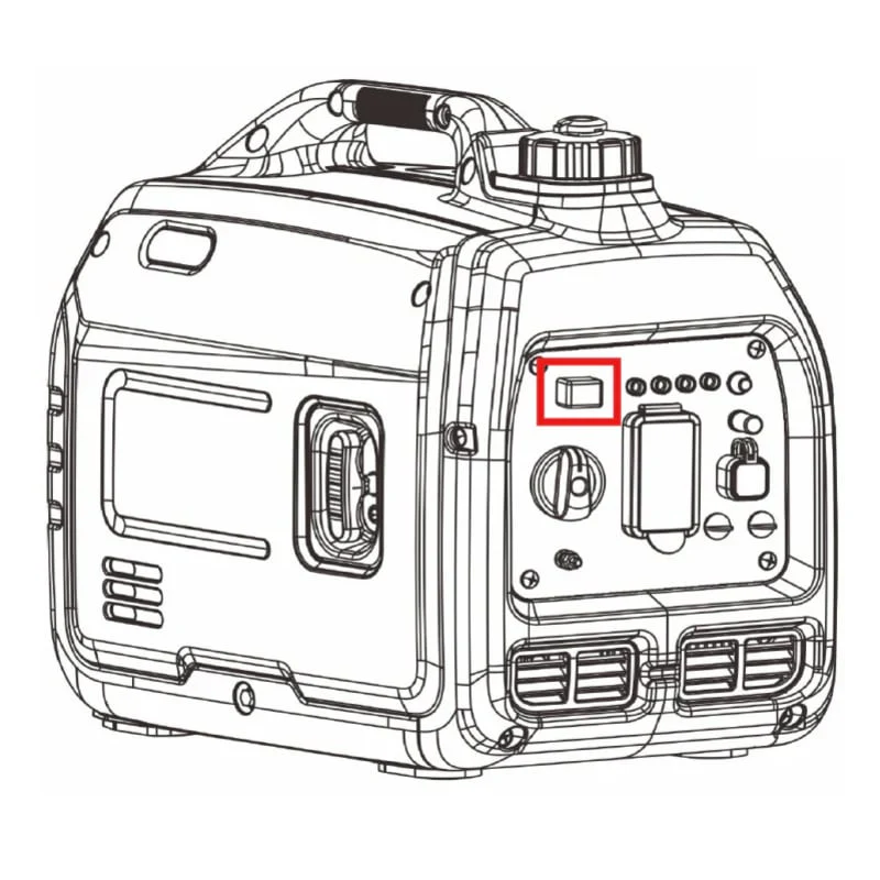 Circuit Breaker Spare Part for TG2000i 2000 Watt Inverter Generator - Image 2