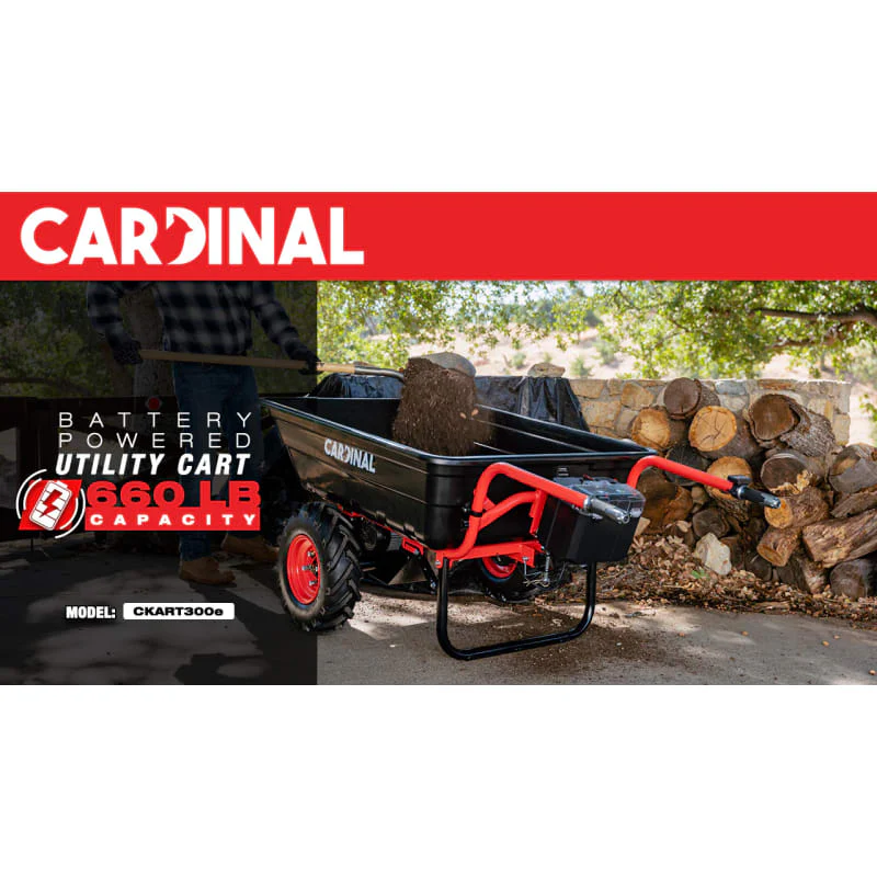 Heavy Duty Electric Utility Cart 40V Battery-Powered Wheelbarrow 660-lb. Bucket Capacity - Image 3
