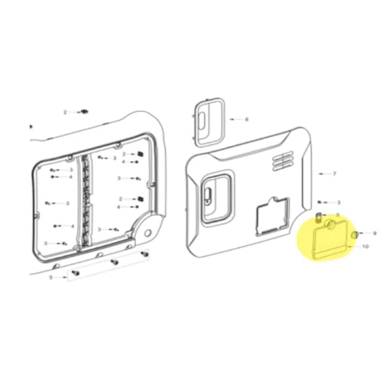 Oil Maintenance Cover for 5500 Watt Inverter Generator TG5500i (Part No. 1142.528.0010.A6.00) - Image 3