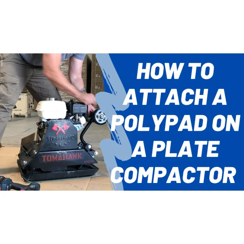 Polyurethane Paver Pad for TPC80 Plate Compactor Brick Paver Compaction - Image 2