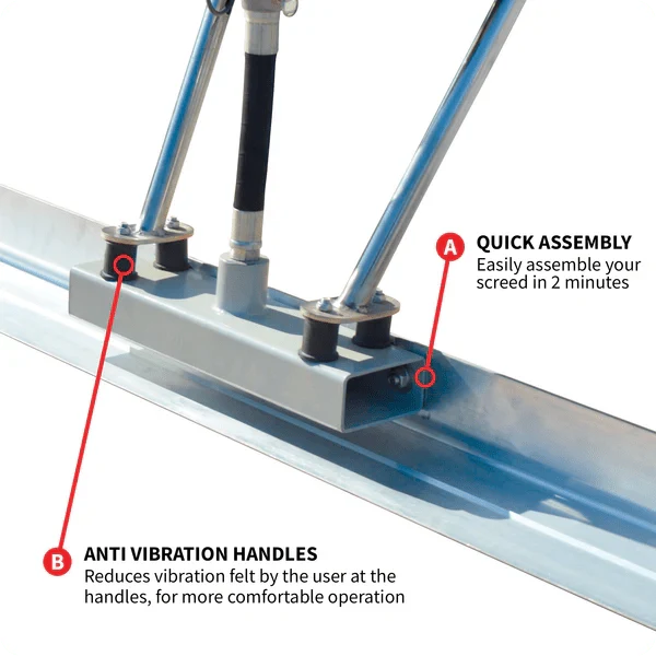 Aluminum Vibrating Screed Board (4' - 14' Sizes) Bundle & Save! - Image 3