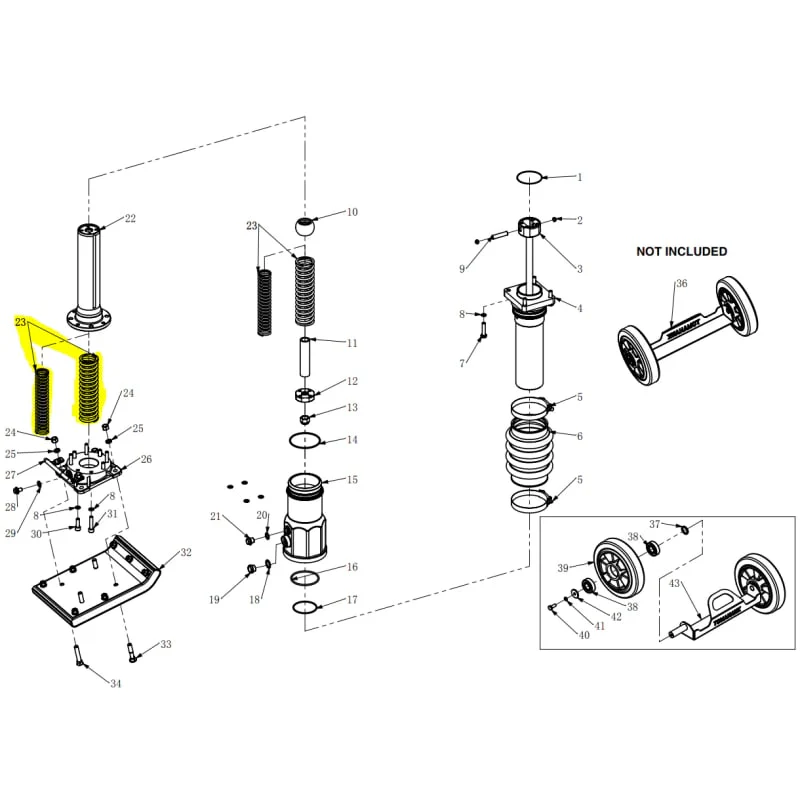 Spring for JX60H Tamping Rammer (1101-20000-4) - Image 2
