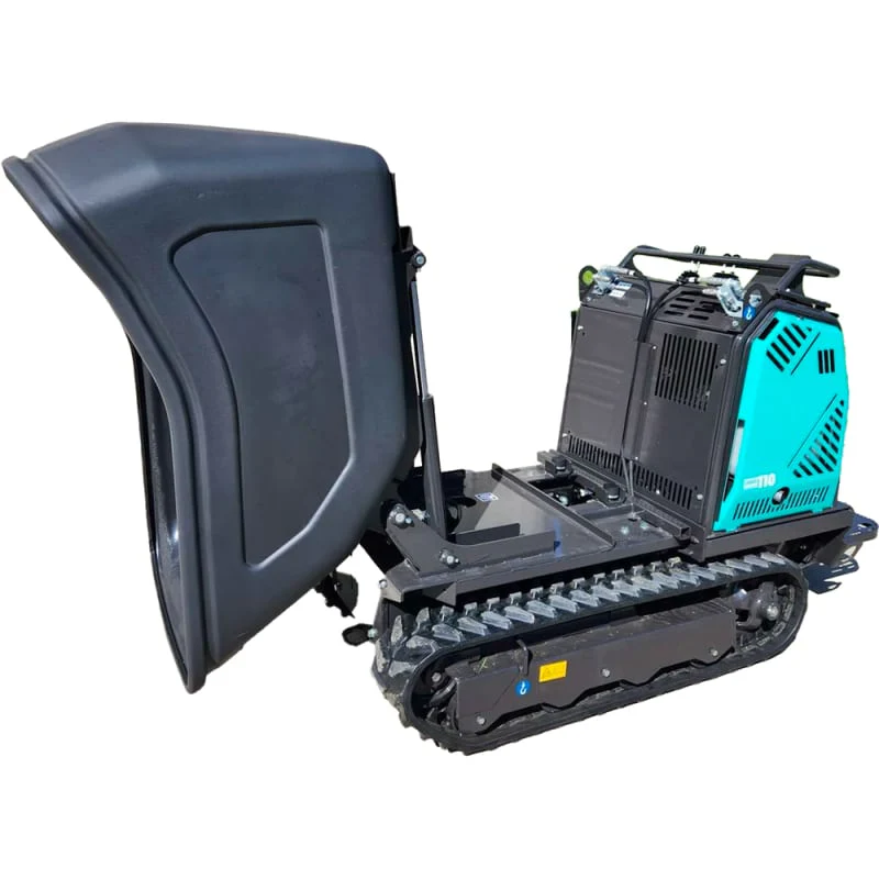 Tracker 1624 | 16 Cu. Ft. Swivel Dump | Poly Bucket | Tracked Concrete Buggy - Image 3