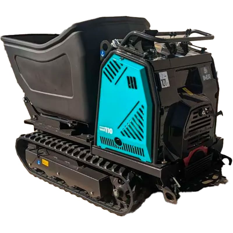 Tracker 1624 | 16 Cu. Ft. Swivel Dump | Poly Bucket | Tracked Concrete Buggy - Image 4