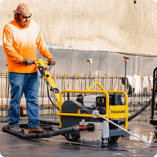 Soft Cut Concrete Saw - 13 HP - 1.5" Depth - 10" Blade - Image 8