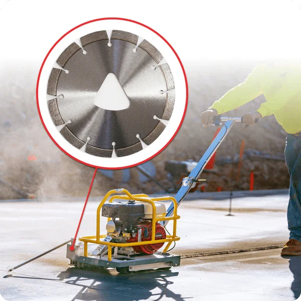 Soft Cut Concrete Saw – 6" Blade, 1 3/16" Depth, 3.5HP Engine - Image 7